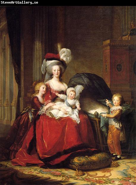 eisabeth Vige-Lebrun Marie Antoinette and her Children